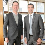 Umberto Nocelli, da Flytour Viagens, e Vinicius Freitas, da Costa