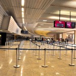 Área de embarque do Terminal 1 do BH Airport