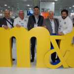 Alberto Cestrone, da Infinity Blue, Roy Taylor, do M&E,Daniel Bertran, da TipGroup Uruguai, Luiz Calle, da Infinity Blue, e Vitor Bauab do M&E