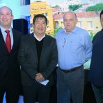 Alexander Haim, da R11, Fabio Yamada, da Mundial Turismo, Mauricio Voss, da Cia Marítima, e Carlos Francisco, da Diferenza Turismo