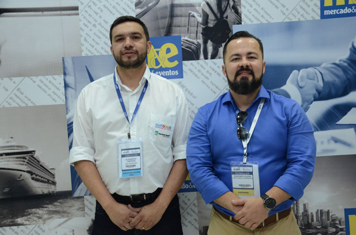 Alexandre Taborda, da BWT, e Rhayner Sousa, da Once Travel Experience