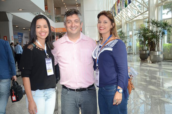 Ana Laura, da Point Tour, Gilberto Junior, da Shultz, e Kelly Morais, da E Turr