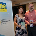 Andrea Gabel, de St. Peter CleatWater, e Clovis Casemiro, da IGLTA