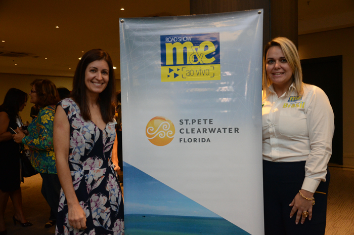 Andrea Gabel, de St. Pete ClearWater, e Natalia Laudisio, do M&E Andrea Gabel, de St. Pete ClearWater, e Natalia Laudisio, do M&E