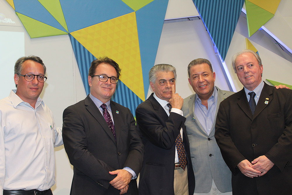 Antonio Pedro, Vinícius Lummertz, Alberto Alves, Alexandre Sampaio e Nilo Sérgio