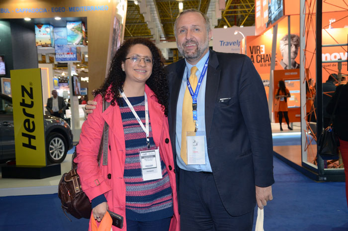 Arlete Giuli, da TAP, e Gustavo Esusy, da Copa Airlines
