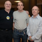 Armindo Rocha, da Check-in Viagens, Pedro Miracca, da P.A.M. Turismo, e Drausio Tabuso, da Tabuso Turismo