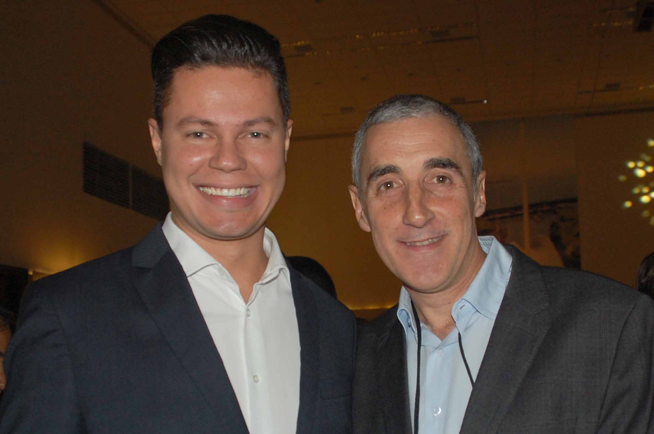 Basileu Tavares, do Iguassu CVB e Fernando Martin, da Martin Travel