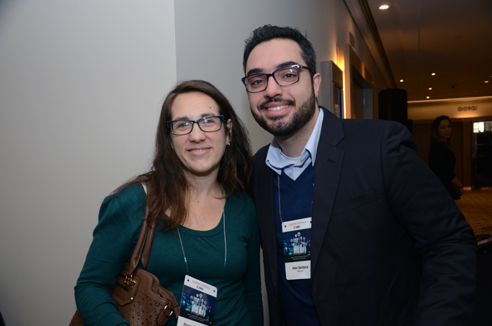 Bruna Bazzanella e Alex Santana, da Basf S.A Bruna Bazzanella e Alex Santana, da Basf S.A