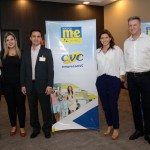 Carlito Lopes, Vivian Lima, Rogerio Mendes, Thaís Siqueira, e  Eduardo Buccelli, da CVC