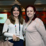 Carolina Orichio, da South African Airways, e Marcela Azevedo, da Viajanet