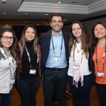 Celia Lima, da Nova Operadora, Daniele Myasaki, da Donto Viagens, Marcelo Marques, da South African Tourism, Thais Baladei, da Donato Viagens, e Yumi Fujihara, da Latitudes Viagens