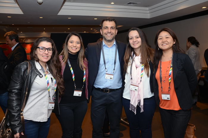 Celia Lima, da Nova Operadora, Daniele Myasaki, da Donto Viagens, Marcelo Marques, da South African Tourism, Thais Baladei, da Donato Viagens, e Yumi Fujihara, da Latitudes Viagens