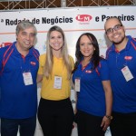 Celso, Elsa e Gabriel Miranda, da LM Turismo, com Naiana Savieto, da CVC