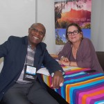 Charles Lenoir, da AP Travel EUA e Deborah Pereira, da Passion Brazil