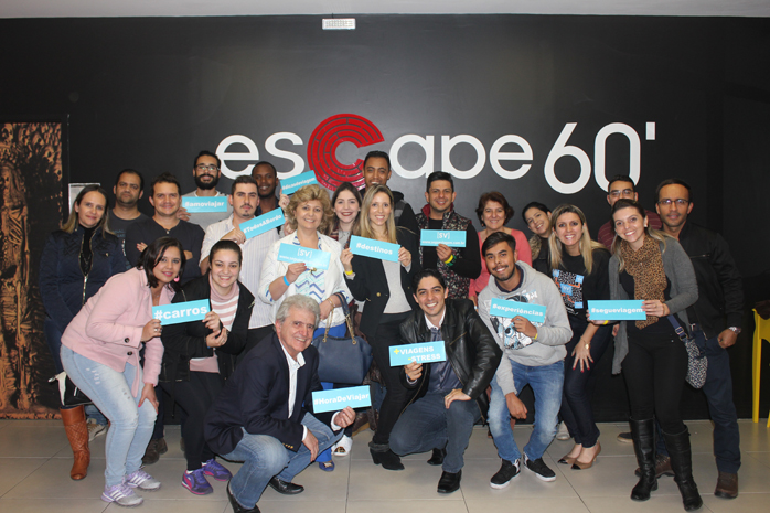 Colaboradores da Trend e agentes de viagens participaram da ação no Espape 60 Colaboradores da Trend e agentes de viagens participaram da ação no Espape 60