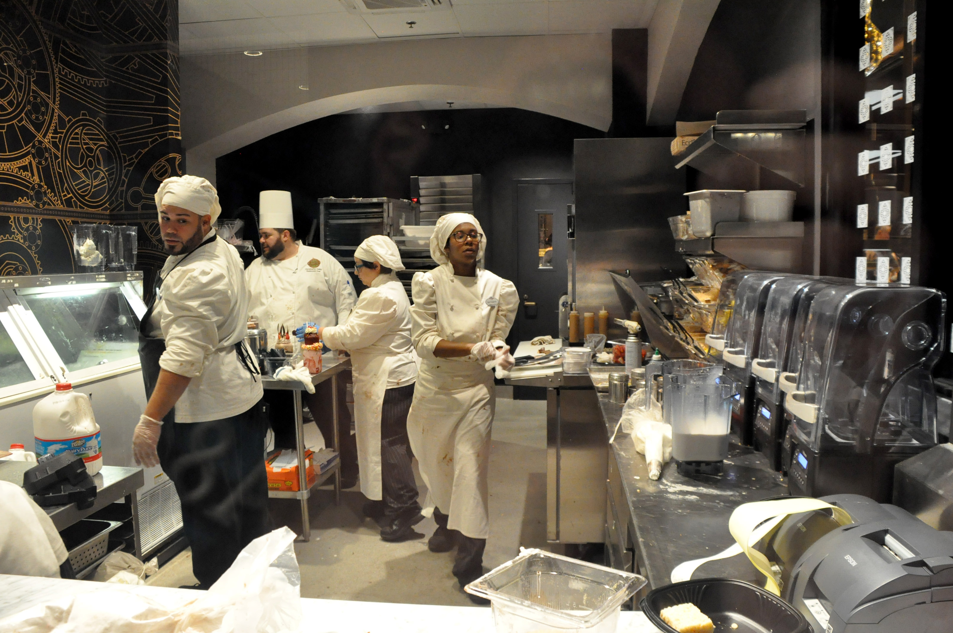 Cozinha é aberta para todos os visitantes conhecerem Cozinha é aberta para todos os visitantes conhecerem