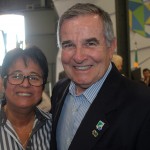 Cristina Fritsch, da Abav-RJ e José Carlos Sá