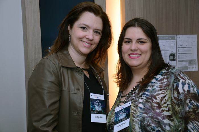 Cynthia Hohl, da JBS, e Jéssica Salles, da Bionexo Cynthia Hohl, da JBS, e Jéssica Salles, da Bionexo