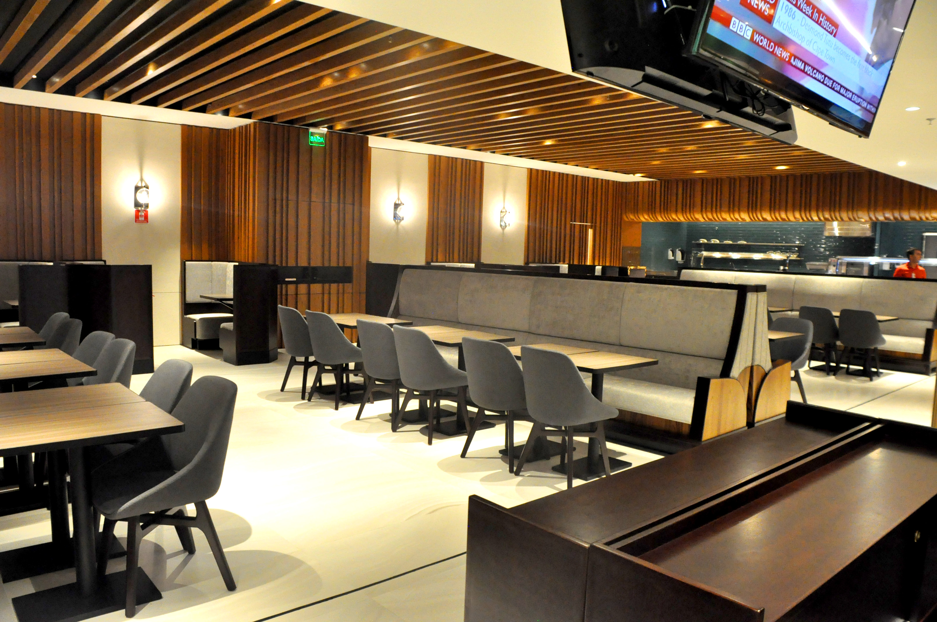 Plaza Premium Lounge é o único da área doméstica Plaza Premium Lounge é o único da área doméstica
