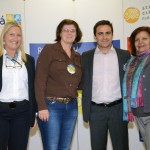 Yeda Maria Volcov e Marlene Alves da Graça, ambas da Solo Assessoria e Turismo. Yeda ganhou um pacote da CVC.