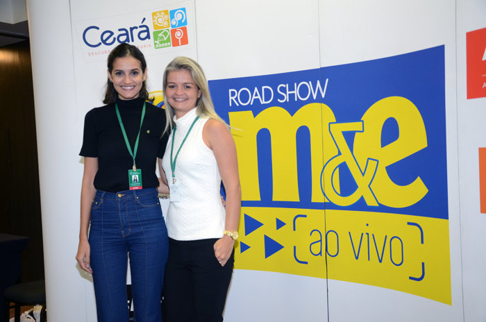 Lucilene Carvalho e Yewana Guerra, da Setur-CE Lucilene Carvalho e Yewana Guerra, da Setur-CE