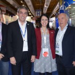 Daniel Biancarelli, Fernando Santos, Juliana Assumpção, e Sebastião Pereira, da Aviesp