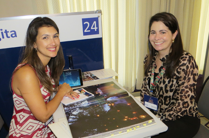 Daniela Lessio, da The Marketing Collection, e Samantha Machado, da TGK Travel