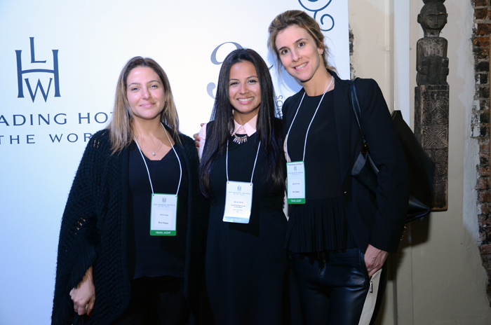 Danila Mansur Jorge, da Blue Papaya, Jenny Cerna, da Acqualina Resort & Spa, e Gabriela Mello Cordes, da Blue Papaya
