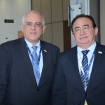 Dilson Fonseca e Manuel Linhares, da ABIH Nacional