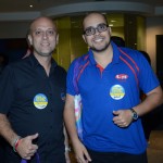 Douglas Rineiro, da EDR Vaigens, e Gabriel Miranda, da LM TUrismo