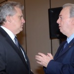 Edmar Bull conversa com Nilo Sérgio Felix, secretário de turismo do Rio de Janeiro