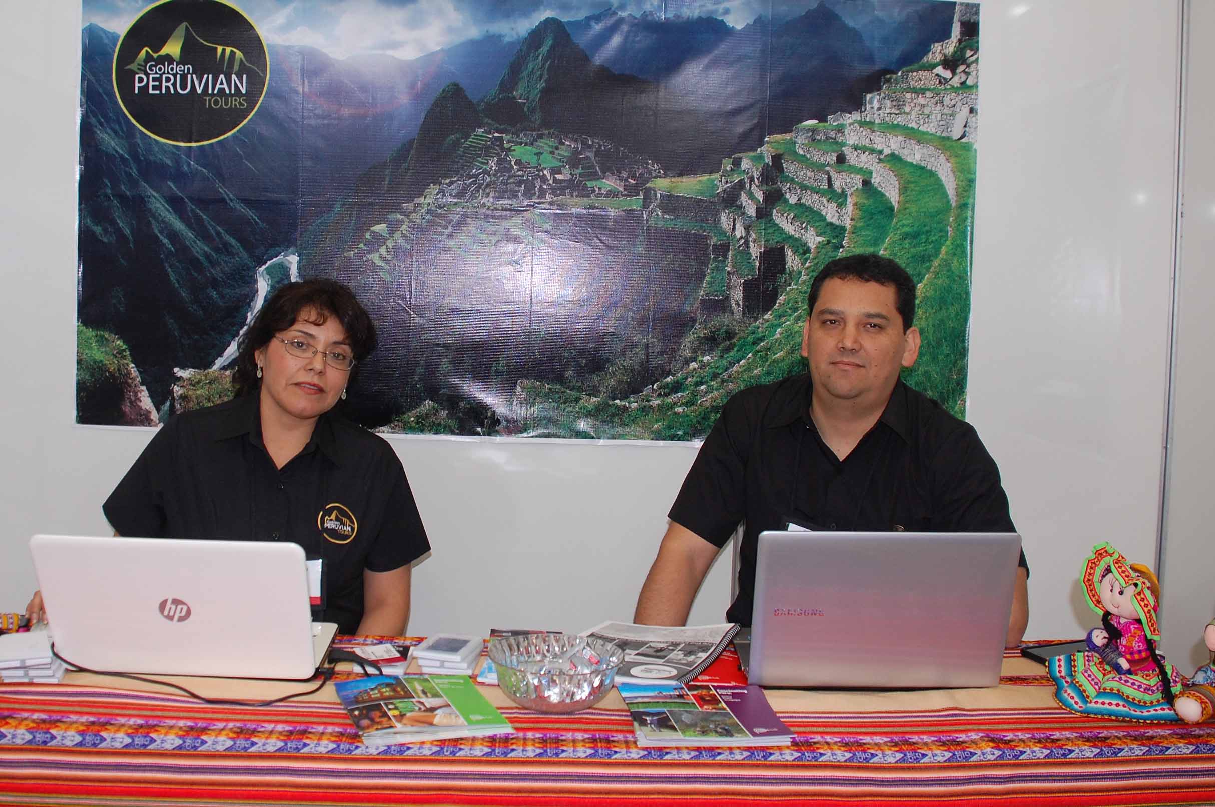 Elizabeth Ramirez e Jean Miranda, da Peruvian Tours Elizabeth Ramirez e Jean Miranda, da Peruvian Tours