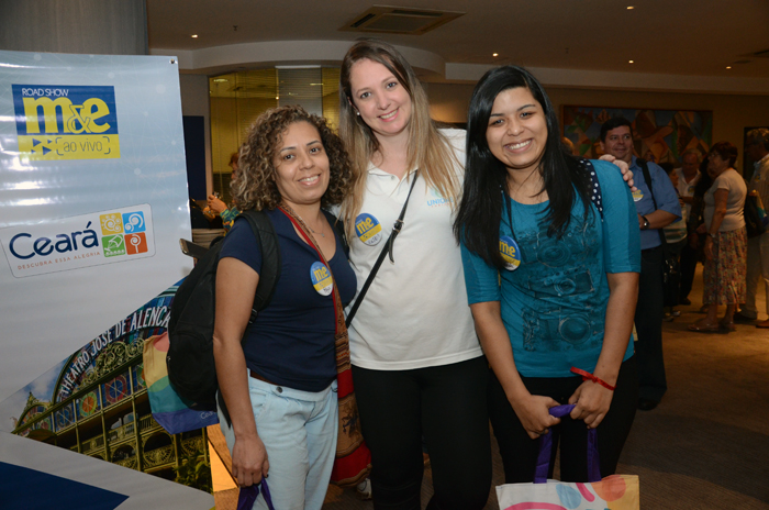 Elza Vieira, Ketria Bulgarelli e Gabriela Barbosa, da Unione Turismo Elza Vieira, Ketria Bulgarelli e Gabriela Barbosa, da Unione Turismo