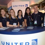 Equipe da United, com Vicent Brasil, da CVC