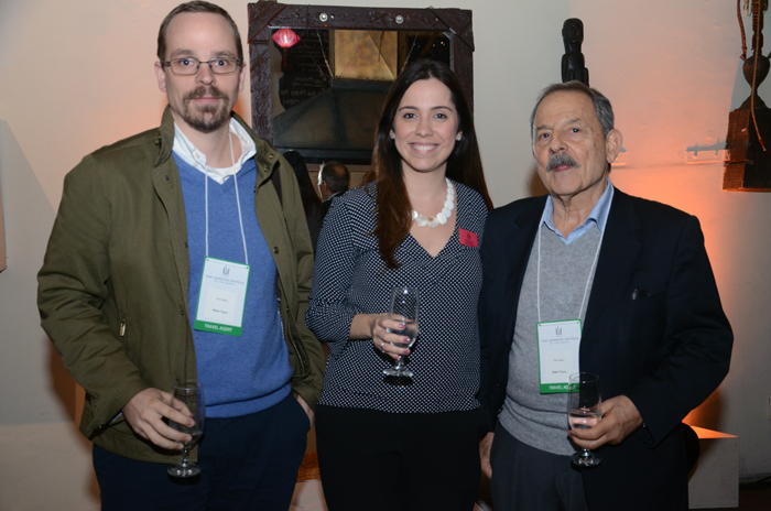 Eric Cadier Adem e Paul Mikhail Adem, da AdemTours, e Mariana Marcone, da The Leading Hotels