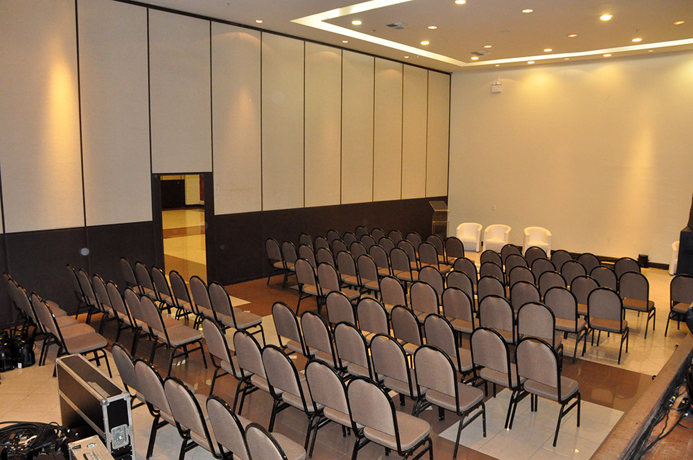 Espaço para eventos do Wish Serrano