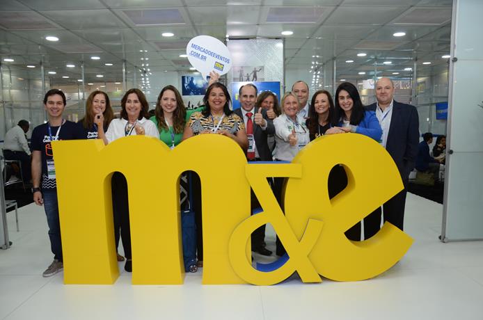Estande do M&E foi um dos mais prestigiados da Abav Expo 2016