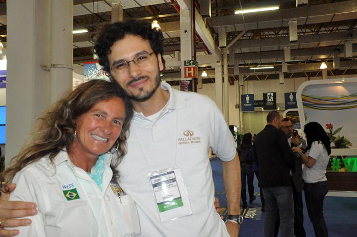 Fabio Mazini, do Palladium e Mari Masgrau, do M&E