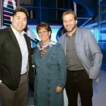 Fernando Tanaka, da Decolar, Ines Bellini, da Mendes Tur, e Luiz Fernando Vieira, da Viajar Barato
