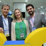 Fernando Garrido, Julia Arjonas e Marcus Silva, da Segurviaje Mapfre