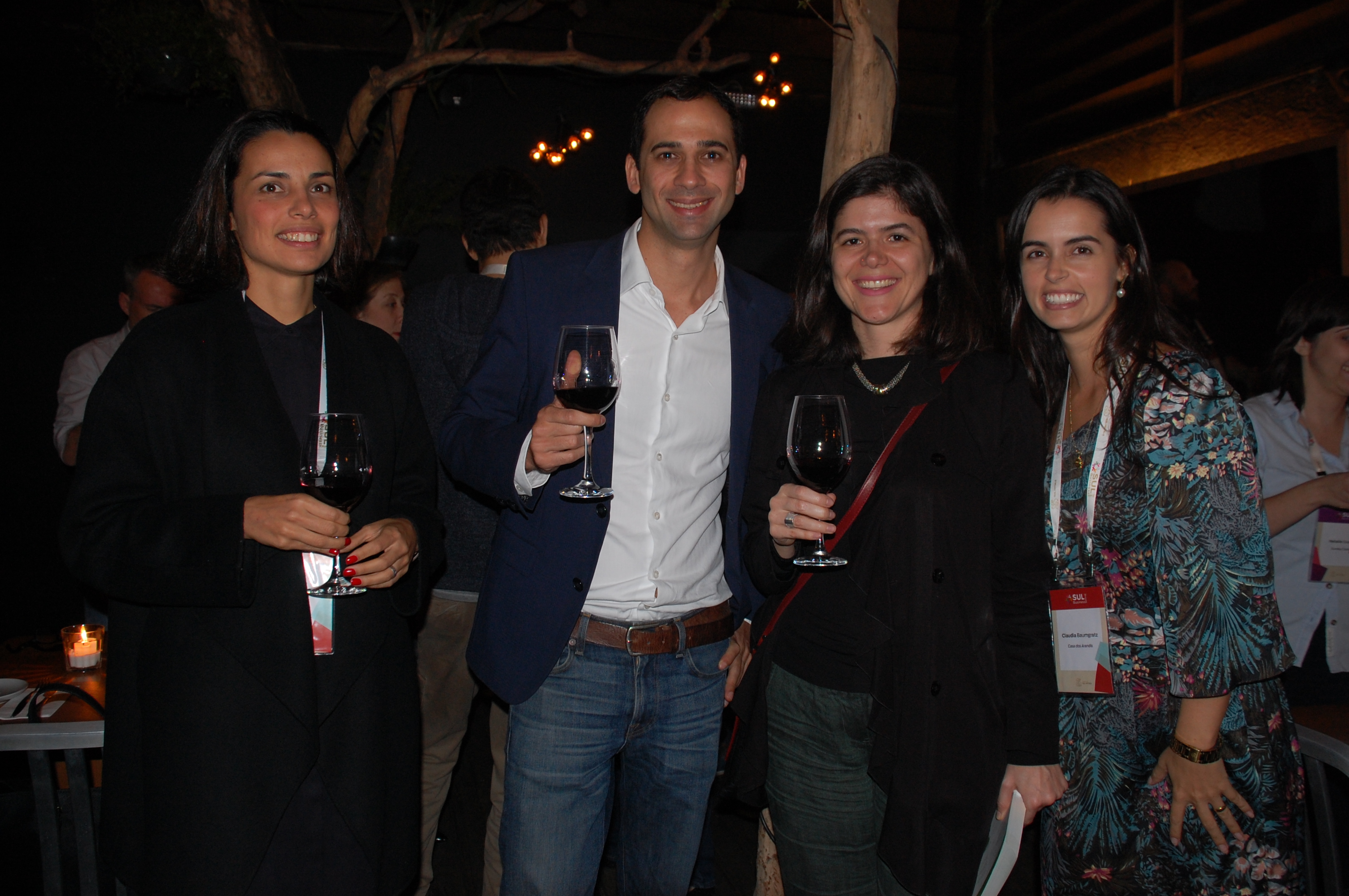 Filipa Beiroco, do brisas do Espelho Trancoso, Alex da Riva e Deborah Rocha, do Cristalino Lodge MT e Claudia Baumgratz, da Casa dos Arandis