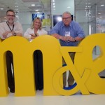 Francisco Guarisa, da TAP, Rosa Masgrau e Roy Taylor, do M&E
