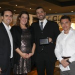 Francisco Recabarren, da Latam, Daniela Romão e Edmilson Romão, da L`Équipe, e Igor Miranda, da Latam