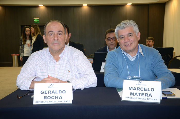 Geraldo Rocha, do conselho fiscal suplente, e Marcelo Matera, do conselho fiscal titular