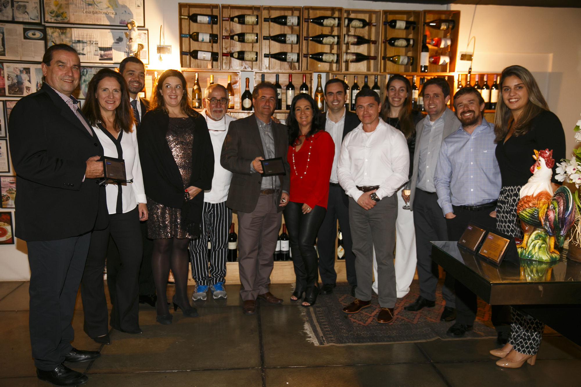 Grupo de premiados do 2º trimestre da Campanha Agências de Elite 2016 e Staffs Latam Airlines
