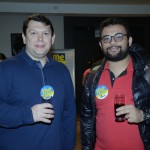 Gustavo Bizutti, da Beriah Viagens, e Luiz Brito, da Oasis Viagens e Turismo