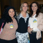 Helen Holanda, da Pakots Viagens, Silvia Fernandes da BHG e Ilzabete Ferreira da Samatur