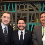 Eraldo Alves com Gilson Lyra e Sérgio Flores da Embratur