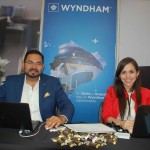 Hugo Rivera e Paola Escobar, do Wyndham Hotel Guayaquil